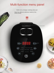 Olla arrocera inteligente Deluxe de 3L y 5L con cesta de vapor Baja en Azúcar, Cocina eléctrica de 220V/110V, uso familiar OEM, coches automáticos para mantener el calor - Product Image 3