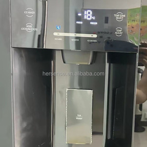 BCD-606WHI Luxury 556L Side-by-Side Automatic Ice Maker High Quality Home and Hotel Use <b>Refrigerator</b> With Portable Installation - Product Image 3
