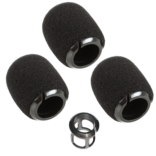 Plastic Instrument Gooseneck Microphone Snap Foam Cover Windscreen Sponge for Beta98H/C MX412 418 MX412 MX418 WB98