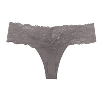 Vente en gros de lingerie sexy en dentelle pour femmes, string bikini, multipack