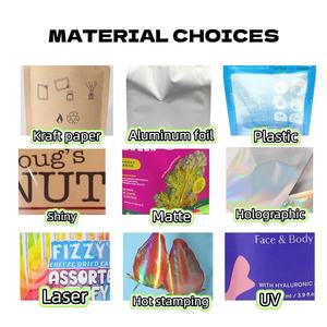 Emballage en plastique pour thé moyen, biscuits, café, aliments, emballage de qualité supérieure, sachet debout mat avec fermeture éclair pour les feuilles de thé - Product Image 5