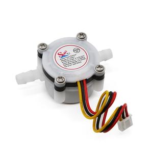Débitmètre à turbine à effet Hall Dijiang 1/4 en plastique ZJ-S401, sortie impulsionnelle, capteur de comptage précis à 3 %, 0,3-6 LPM pour robot de nettoyage - Product Image 2