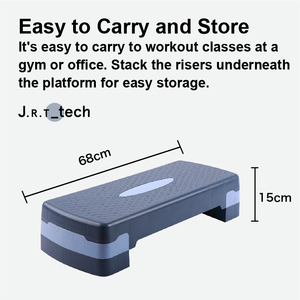 Tabla de deporte de paso aeróbico ajustable para Fitness/Banco de paso aeróbico/plataforma de paso aeróbico <span class=keywords><strong>ejercicio</strong></span> en casa - Product Image 6