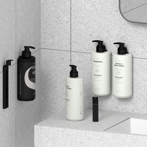 <span class=keywords><strong>Distributeur</strong></span> <span class=keywords><strong>mural</strong></span> flottant invisible rechargeable anti-effraction de 400 ml pour les commodités hôtelières, shampoing, <span class=keywords><strong>gel</strong></span> <span class=keywords><strong>douche</strong></span>, revitalisant - Product Image 2