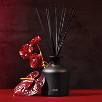 Ensemble cadeau de parfum de luxe AIKUN, étiquette personnalisée, hôtel, ambiance de détente, bougie naturelle à la cire de soja sans BPA, diffuseur de roseaux