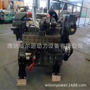 เครื่องยนต์ดีเซลทางทะเล Weifang 6105 130 แรงม้า 6 สูบ เทอร์โบชาร์จ อินเตอร์คูลเลอร์ 4 จังหวะ สำหรับเรือ - Product Image 1