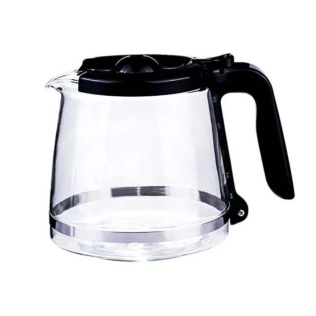 Hot bán 12cup cà phê thủy tinh nồi Borosilicate Glass Carafe thay thế cà phê nồi Maker 1.7L Glass Decanter Carafe Pitcher