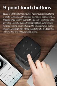 Proyector Ultra Portátil de Bolsillo Android 9, 180 ANSI, Bluetooth 5, WiFi 6, 2G, Compatible con 4K, Batería Integrada, DLP <span class=keywords><strong>Link</strong></span> 3D, Enchufe Estadounidense - Product Image 4