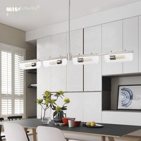 Luminaire suspendu moderne nordique, luminaire suspendu d'intérieur, métal doré, tube en verre blanc, décoration de la maison, luminaire suspendu LED