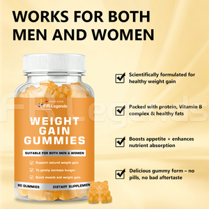 Gummies multivitaminées personnalisées OEM <span class=keywords><strong>pour</strong></span> l'amélioration des fessiers, supplément naturel <span class=keywords><strong>pour</strong></span> la prise de poids saine, poudre protéinée, gummies BBL à base de plantes - Product Image 2