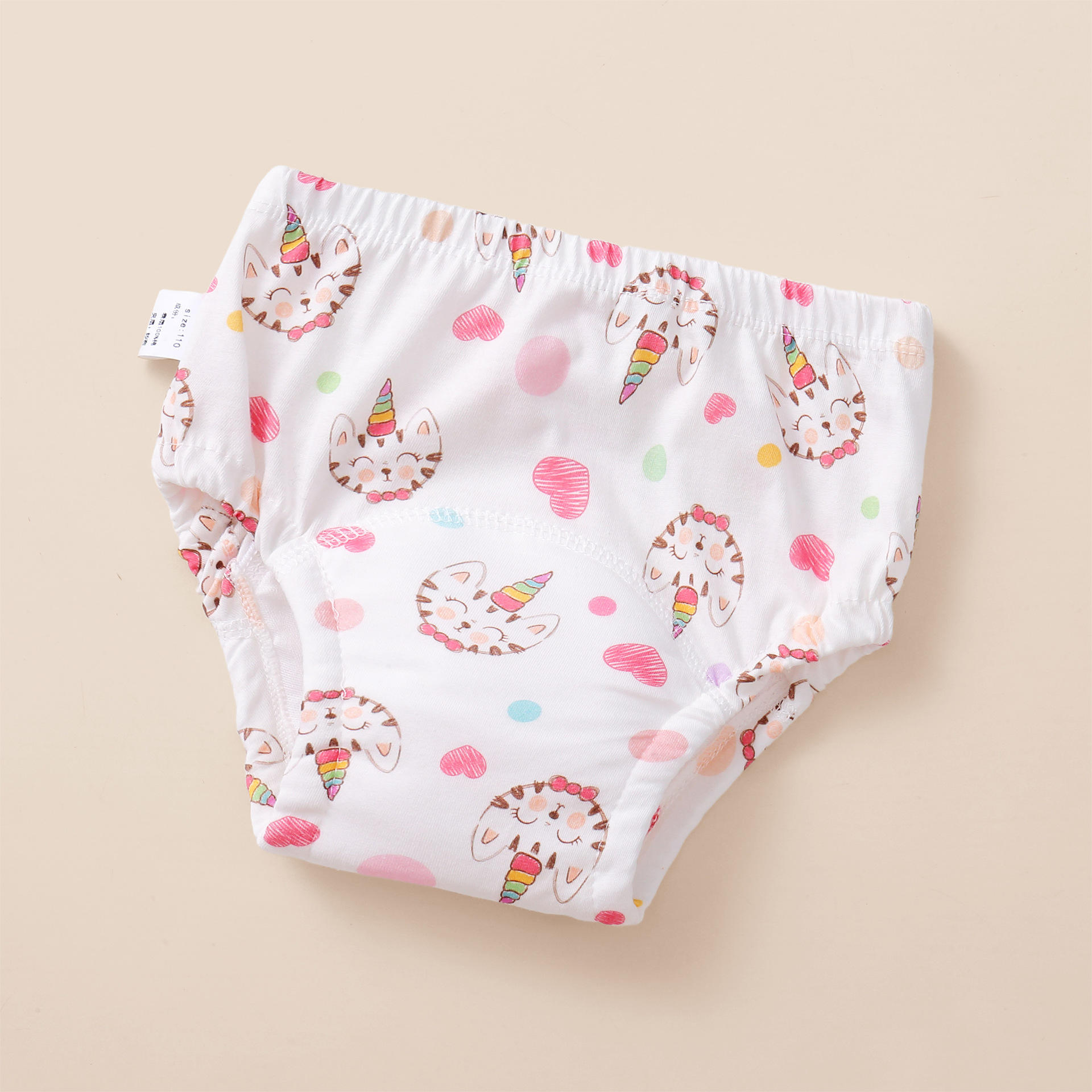 Gauze crotch full print 03 love cat