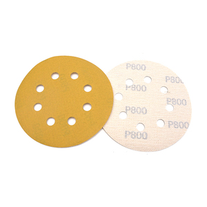 Disco abrasivo de 8 orificios de 125mm Lijas De Disco Alta dureza Alto óxido de aluminio 1mm de espesor OEM personalizable - Product Image 6
