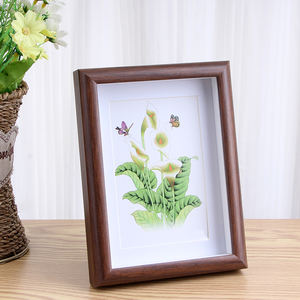 Gran oferta profundidad 1,5 cm tamaño 5x7 "6x8" A3 <span class=keywords><strong>A4</strong></span> pared creativa de fotos marco de fotos de madera marcos de caja de sombra - Product Image 5