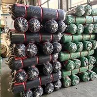 Groente-kas schaduwnet 50%-90% schaduwpercentage, heavy-duty zwart HDPE UV-gestabiliseerd landbouw schaduwnet