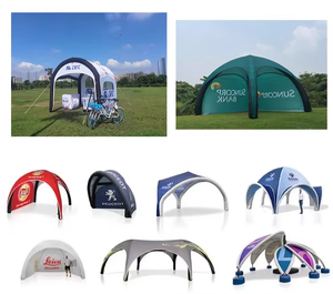 Customized Blue Inflatable Advertising <b>Tent</b> PVC Event Display <b>Canopy</b> Outdoor Trade Show Exhibition Gazebo Marquee Promo Shelter - Product Image 2