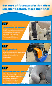 Máquina formadora de cuchillas en espiral Seccional de la marca SDCAD, prensa hidráulica de vuelo, máquina formadora de Augar helicoidal fría - Product Image 4