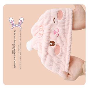 Gorro de Secado de Pelo Grueso para Bebés y Niños Pequeños, Toalla Absorbente para Secar el Cabello, Linda Toalla para Bebés - Product Image 4