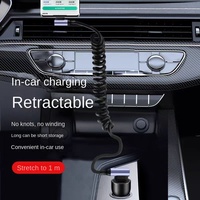 Usine directe 90 degrés enroulé USB a vers USB C câble 6A charge rapide transfert de données à Angle droit USB Type C câble court pour téléphone