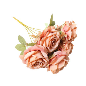 Ramo de Rosas Artificiales de 30cm-100cm, Seda de Alta Simulación, Decoración para Bodas y Hogar - Product Image 4