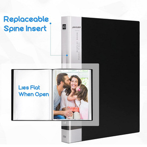 Sổ Trưng Bày Bằng Nhựa Cỡ <span class=keywords><strong>A4</strong></span> 40 Ngăn Văn Phòng Bán Sỉ Đảm Bảo Chất Lượng Bìa Đựng Hồ Sơ Có Thể Nạp Lại Cỡ <span class=keywords><strong>A4</strong></span> - Product Image 2