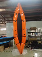 Kayak gonflable ultraléger en PVC/TPU pour bateau de rivière à double eau calme