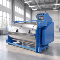 Laveuse industrielle électrique horizontale série GX en SUS304, capacité 20-500 kg, nouvelle génération pour usine de blanchisserie commerciale