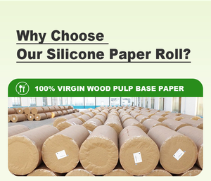 FSC &amp; FDA Certified Parchment <strong>Paper</strong> Jumbo <strong>Rolls</strong> for Food Packaging 35-60gsm Silicone Coated <strong>Paper</strong> - Product Image 4