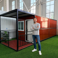 Maison Modulaire Conteneurisée Pliable 20FT X Z – Maison Préfabriquée en Acier, Mini-Bureau, Facile à Déplacer