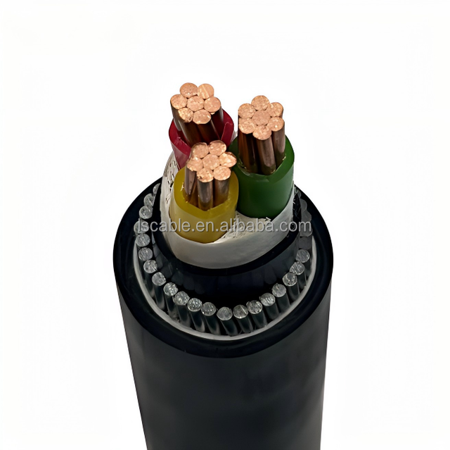High-quality Copper Low Voltage XLPE Power Cable YJV Model Lisheng Brand Halogen-free Low Smoke Flame Retardant for Construction