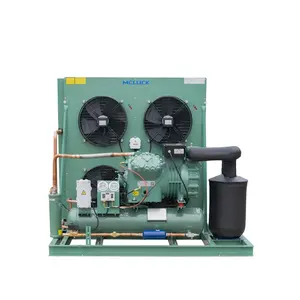 Refrigerador de ar semi hermético tipo aberto industrial, unidade condensadora de refrigeração