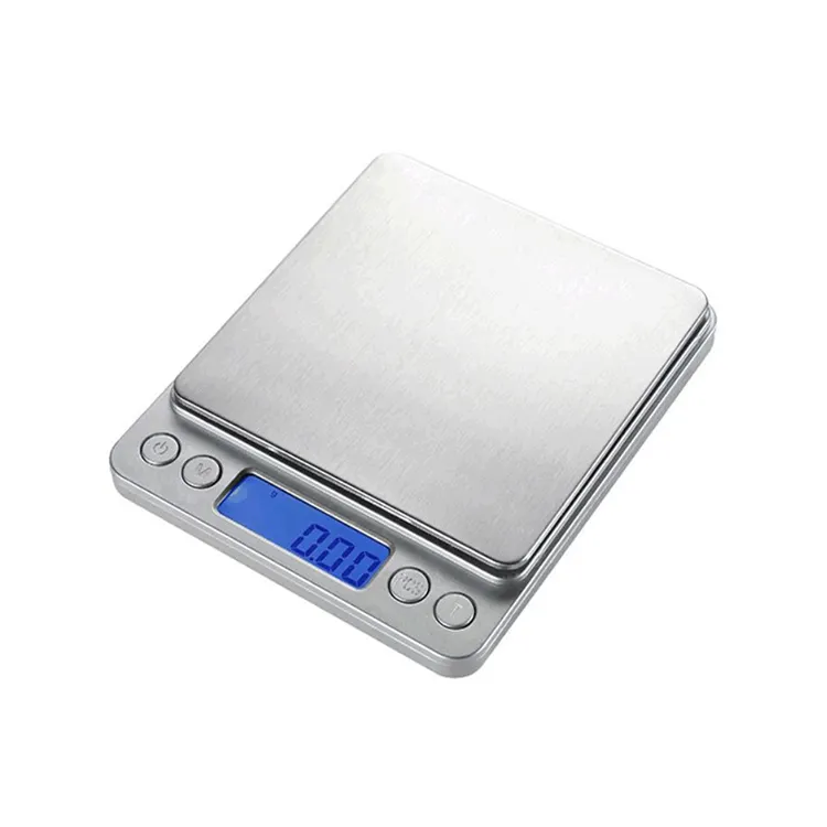 A2846 0.01g/500g/1kg/2kg/3kg balance de cuisson en acier balance électronique de cuisson de cuisine pour café herbes