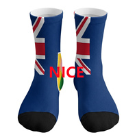 Chaussettes courtes pour adultes avec drapeau des îles Turcs et Caïcos, conçues sur mesure, pour la maison, le bureau, la salle de sport, le quotidien, les promenades en famille, cadeau