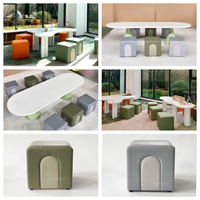 Table de lecture en bois moderne ZDH pour supermarché, salon, bureau, chambre, hôtel, école – Écologique, durable et sécurisée