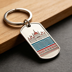 Llavero de mosquetón vintage con logo personalizado al por mayor, dije de esmalte suave con diseño de dibujos animados, llavero de metal colorido, regalos y souvenirs - Product Image 2
