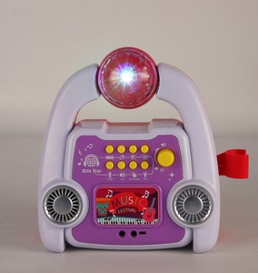 Machine de karaoké musicale multifonctionnelle en gros avec microphone et haut-parleur jouet portable pour enfants - Product Image 3