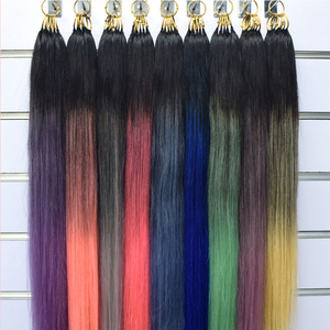 Extensions <span class=keywords><strong>de</strong></span> cheveux Remy vietnamiens personnalisées en usine, couleur dégradée Balayage <span class=keywords><strong>Paris</strong></span>, compatibles permanente, pour tissage - Product Image 2