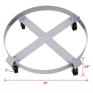 Steel Oil Drum Cart Cylindrical Translation Roller Manual <b>Handling</b> Tool Cart Manufacturer Direct Sales - Product Image 1