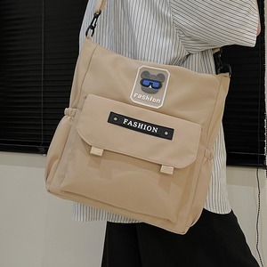 Fashion Nylon Canvas Crossbody Bag 20-35L Water Resistant Front Flap Pocket School Education Use - Product Image 3