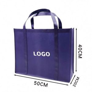 Sac fourre-tout personnalisé grande capacité en non-tissé, écologique, sac de shopping Superet, sac publicitaire avec logo - Product Image 2
