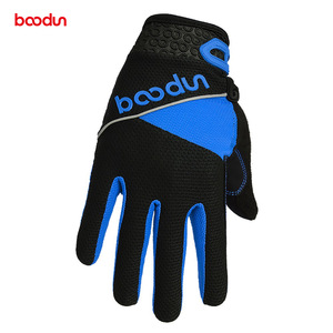 Gants de cyclisme Bodun à doigts entiers, respirants, antidérapants, avec sangle de poignet réglable, pour VTT, conduite en plein air, unisexe, adulte - Product Image 1