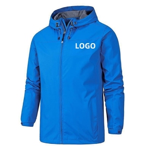 <strong>Rain</strong> Coat With Custom Logo Windbreaker Zipper <strong>Jacket</strong> Waterproof <strong>Rain</strong> Waterproof <strong>Jacket</strong> Man Fishing <strong>Jacket</strong> for Outdoor Woven Raw - Product Image 5
