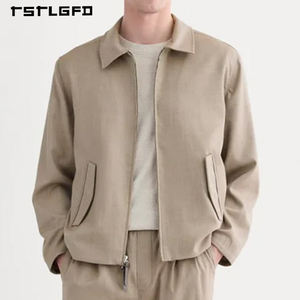 Chaqueta Bomber Casual Premium Ecológica para Hombre, de Alta Calidad, con Doble Cremallera, Capucha, Diseño de Camuflaje Clásico para Invierno - Product Image 2