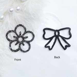 Accessoires DIY : Strass thermocollants/auto-adhésifs, Série creuse (Nœud, Étoile, Papillon, Cœur) pour décorations de sacs - Product Image 6