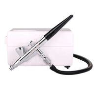 BT-16 buse de Kit-0.2mm d'aérographe à action unique 3 vitesses réglable certifié CE écologique pour la peinture d'aérographe de gâteau professionnel