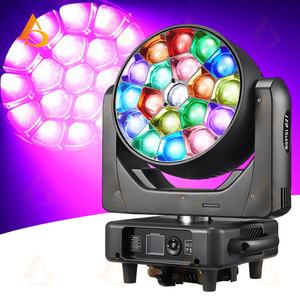 Luz Móvil Profesional con Zoom de 19x40w, RGBW DMX, Tipo Ojo de Abeja - Product Image 1