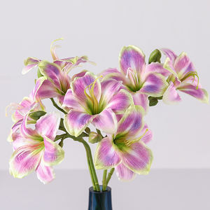 Flor de lirio de seda artificial al por mayor para fiesta en casa Hotel boda decoración mesa Centro pieza - Product Image 1