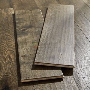 <span class=keywords><strong>Suelo</strong></span> de madera maciza de roble Natural, resistente al agua, color marrón oscuro - Product Image 4