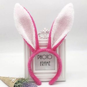 Serre-tête en peluche de coton pour adulte, motif lapin de Pâques, accessoires pour cheveux, collection Designer 2024, vente en gros - Product Image 6