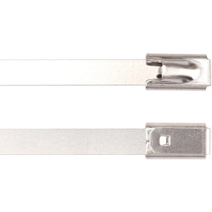 الثقيلة SS 304 /316/201 رش قفل المعادن الذاتي قفل البريدي التعادل ربط كابل من الفولاذ غير القابل للصدأ - Product Image 3