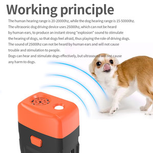 SJZ NUEVO Dispositivo Ultrasónico Antiladridos Recargable para Exteriores, Disuasor de Ladridos para Perros, Repelente Ultrasónico para Perros - Product Image 4
